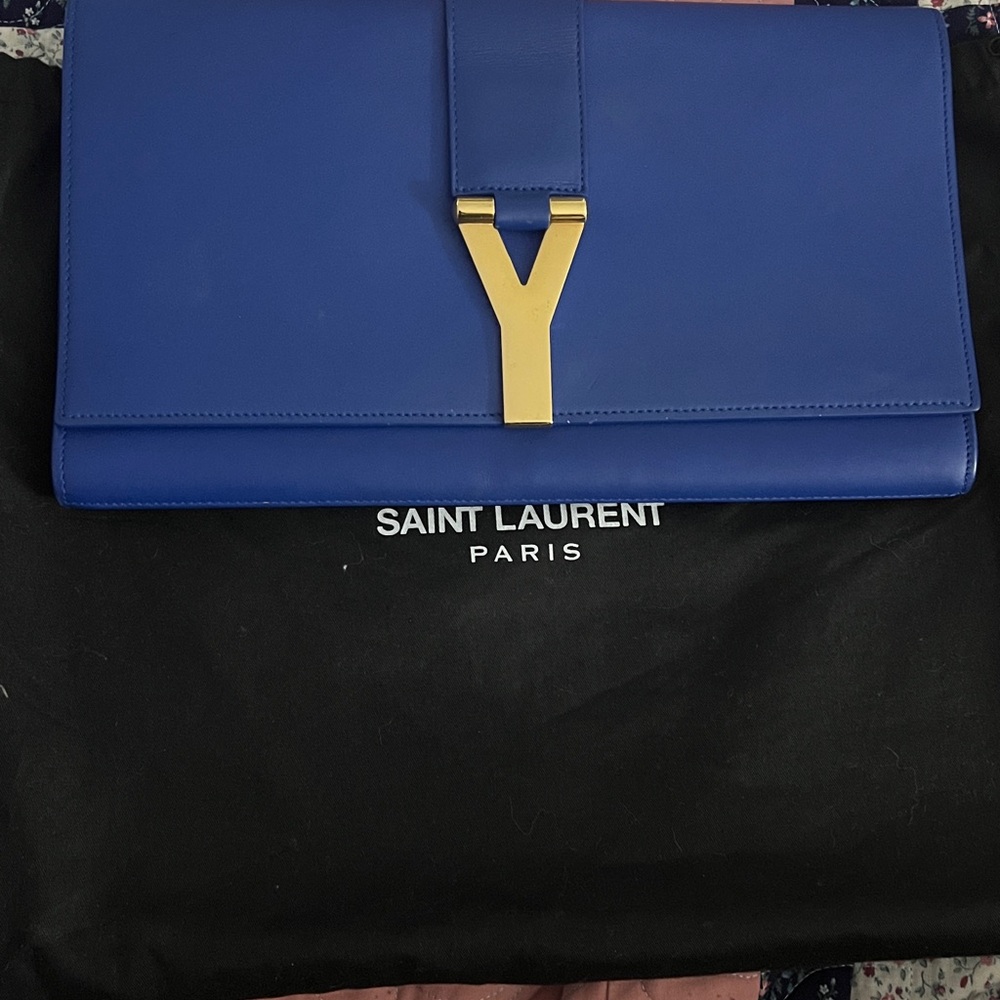 Saint Laurent Vibrant Blue Interior